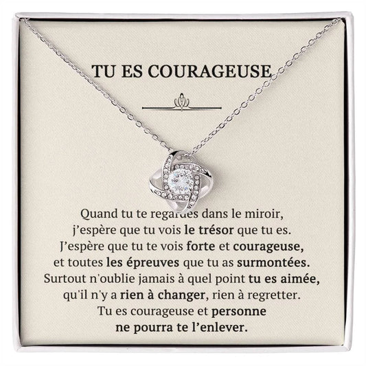 Collier Lien D’amour - Tu Es Courageuse