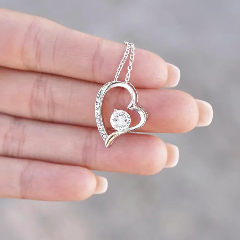 Coffret Collier Amour Eternel - Cadeau à La Femme De Ma Vie Celle Que Mon Coeur Attendait Jewelry