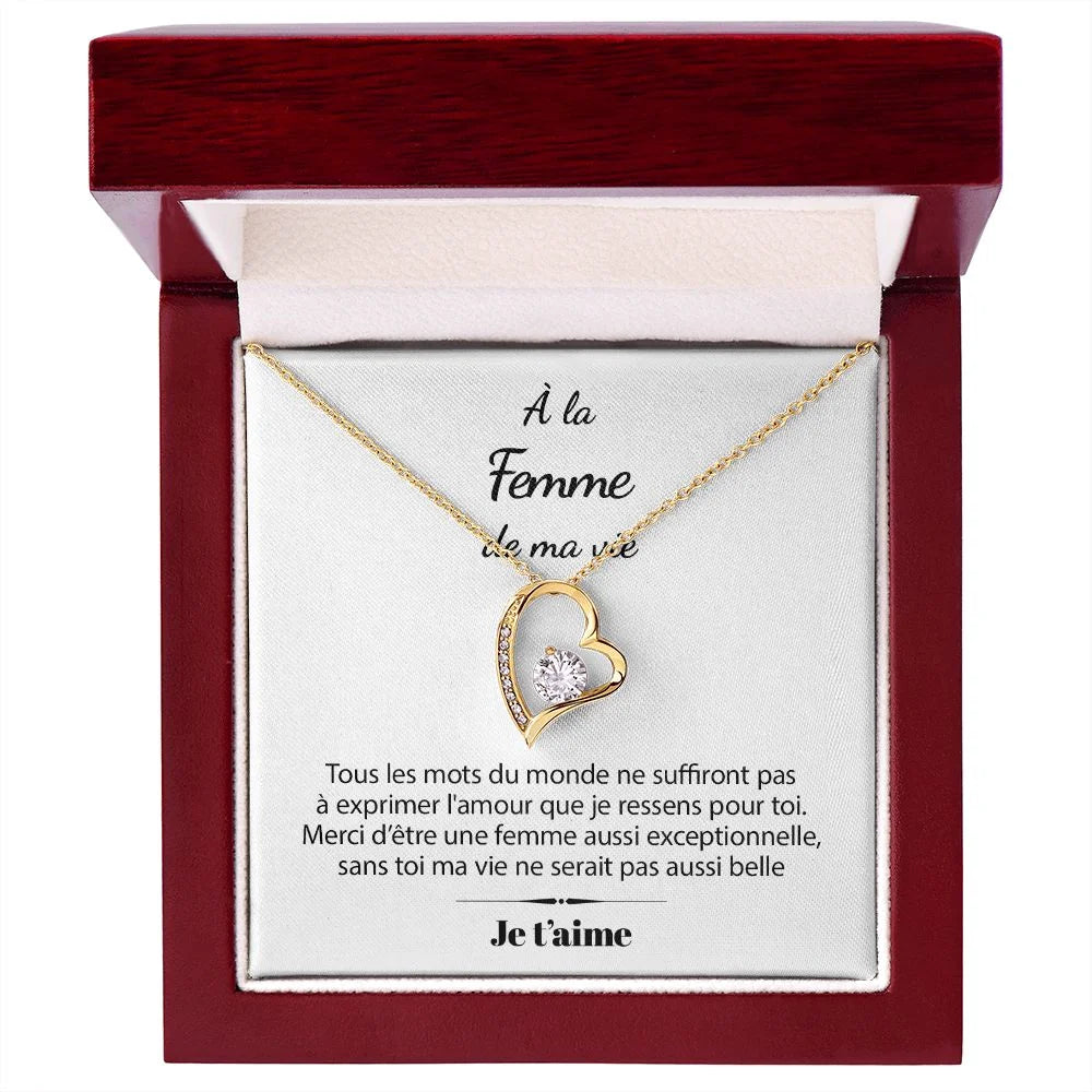 Coffret Collier Amour Eternel - Cadeau Pour Une Femme Exceptionnelle Jewelry