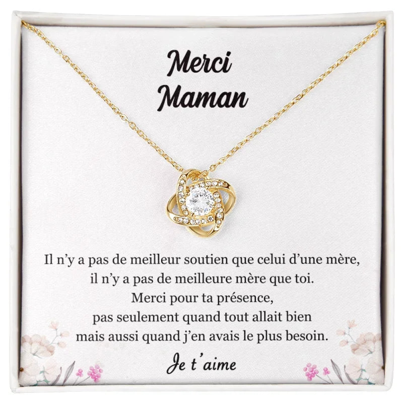 Coffret Pour Maman - Collier Noeud D’amour Je T’aime Jewelry