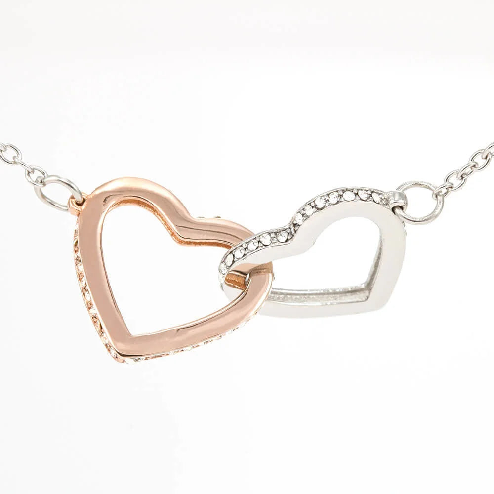 Collier Coeurs Entrelacés - Cadeau De Grand - mère Pour Petite - fille #ihbl10 Jewelry